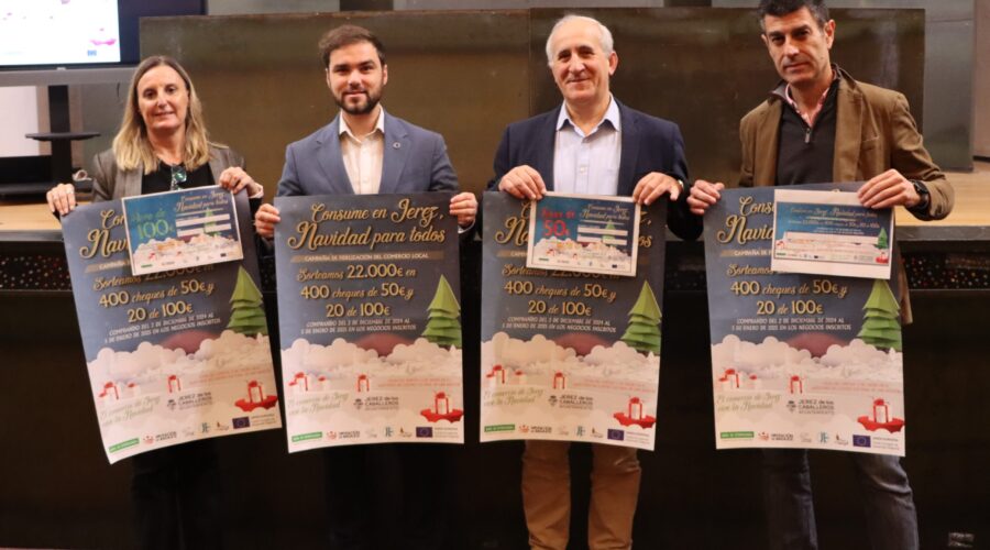 La campaña ‘Consume en Jerez. Navidad para todos’ repartirá 22.000 euros en premios en Jerez de los Caballeros